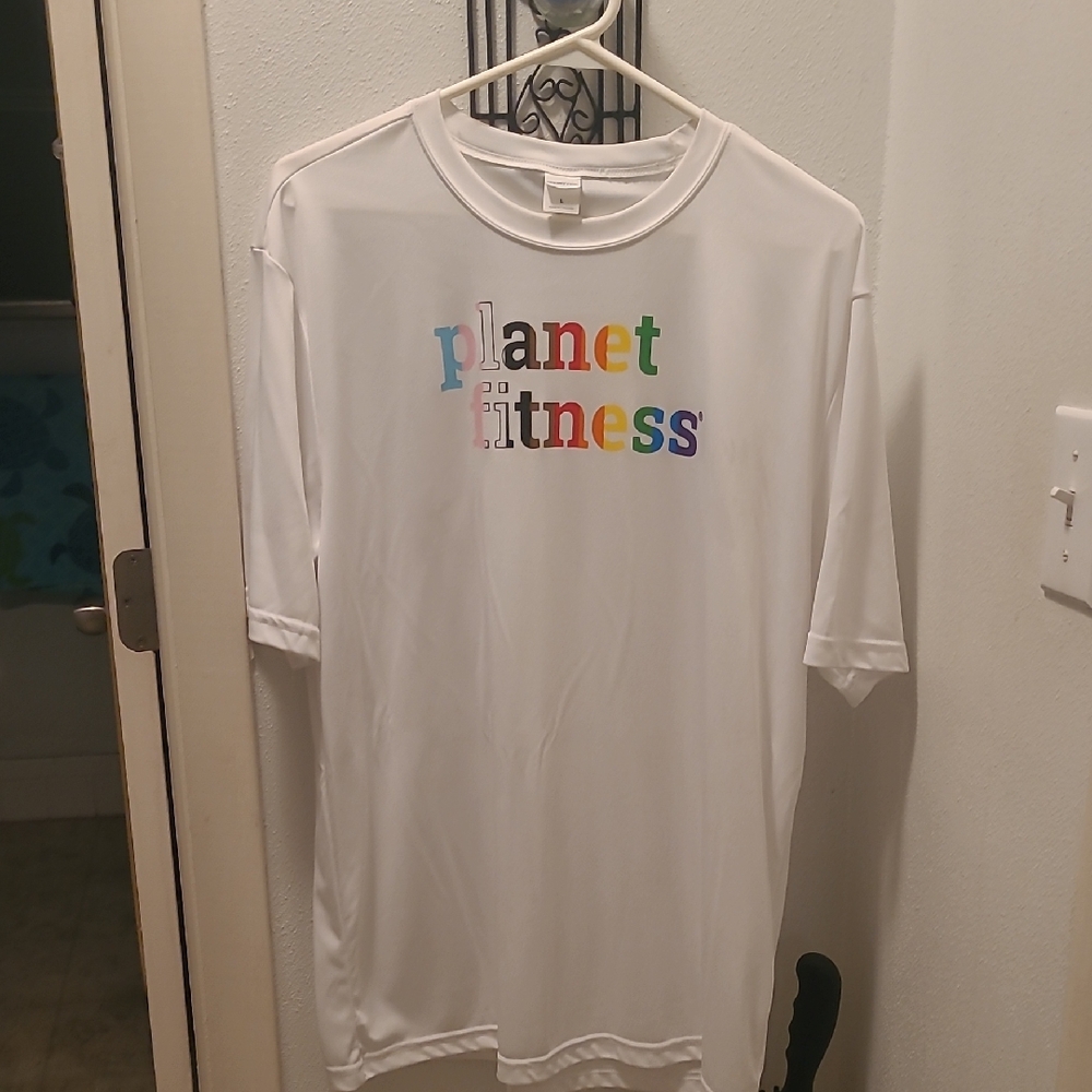White Planet Fitness T-Shirt